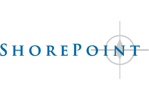 Shorepoint logo in blue