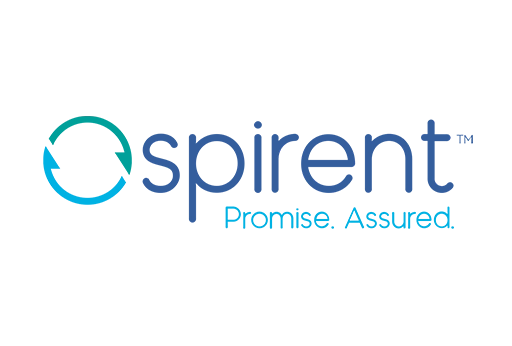 Spirent logo with Promise assured tagline